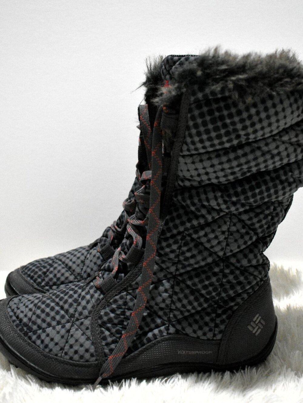 Columbia Women's Size 8.5 Minx II Mid Gray Winter Boots Waterproof BL 1557-051